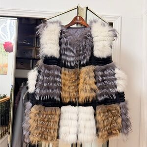 Linda Richards New York Reversible Fur Vest